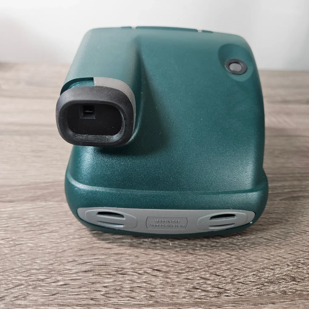 Vintage Polaroid One Step Express 600 Instant Film Camera Hunter Green with bag